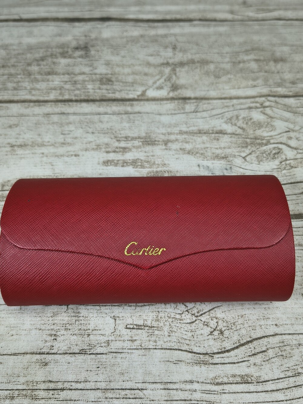 Cartier Authentic Red Hard Sunglasses Case